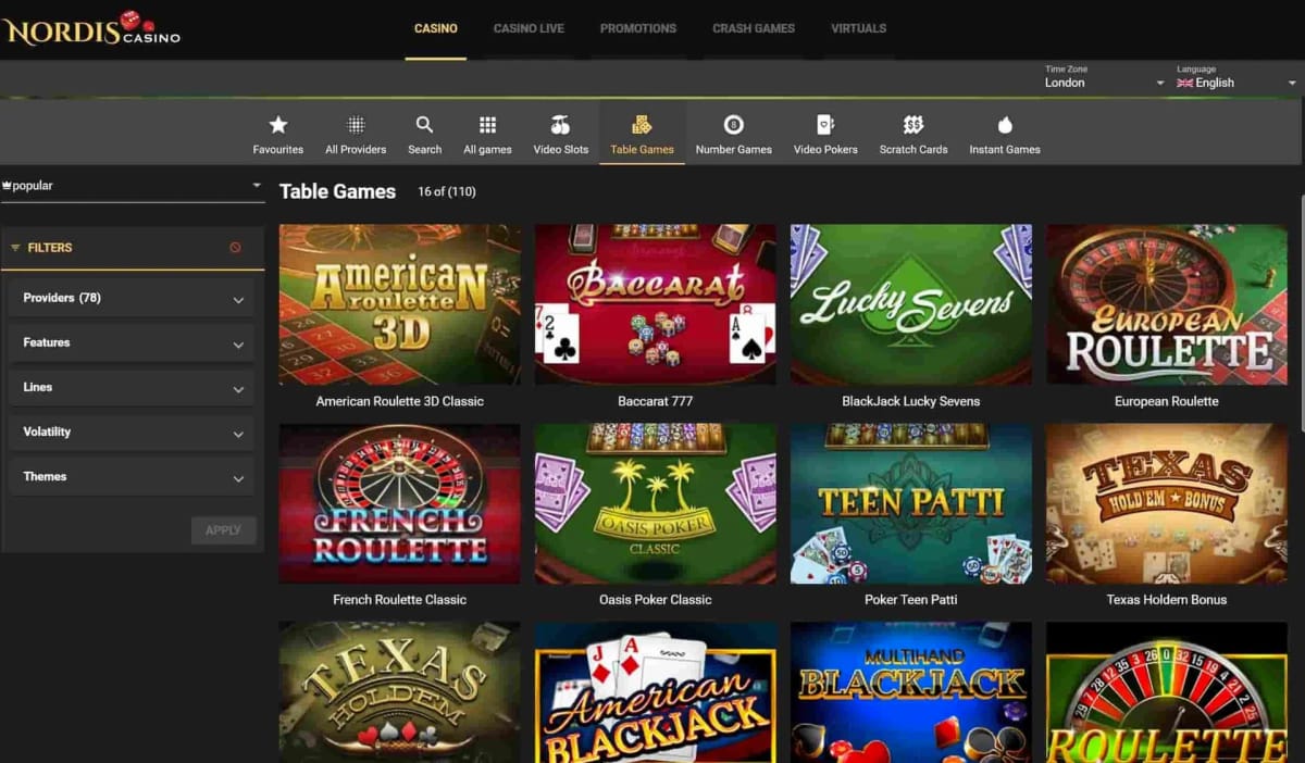 Nordis Casino Online Blackjack
